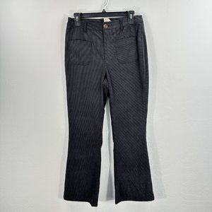 Harper Heritage Women’s Corduroy‎ Pants M Bootcut Leg Gray Pockets